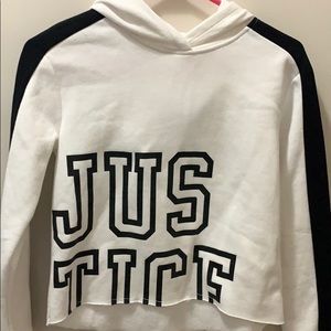 Girls size 12 justice hoodie